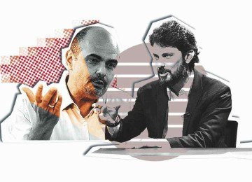 Mateus Simões (PSD) e Marcelo Aro (PP) -  (crédito: Quinho)