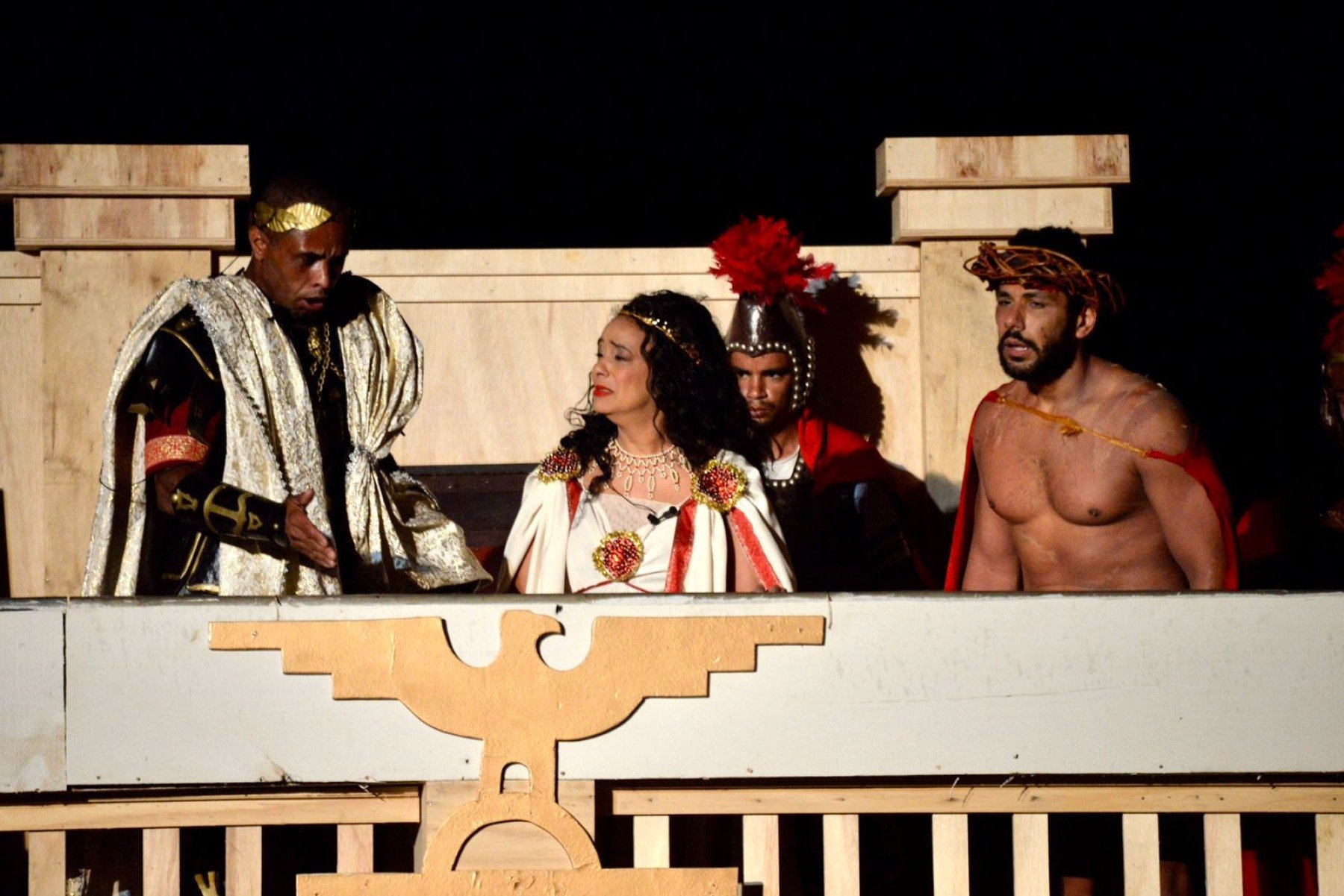 Cerimônia da sexta-feira da Paixão emociona fiéis em Congonhas-Daniel Silva/Prefeitura de Congonhas/divulgação