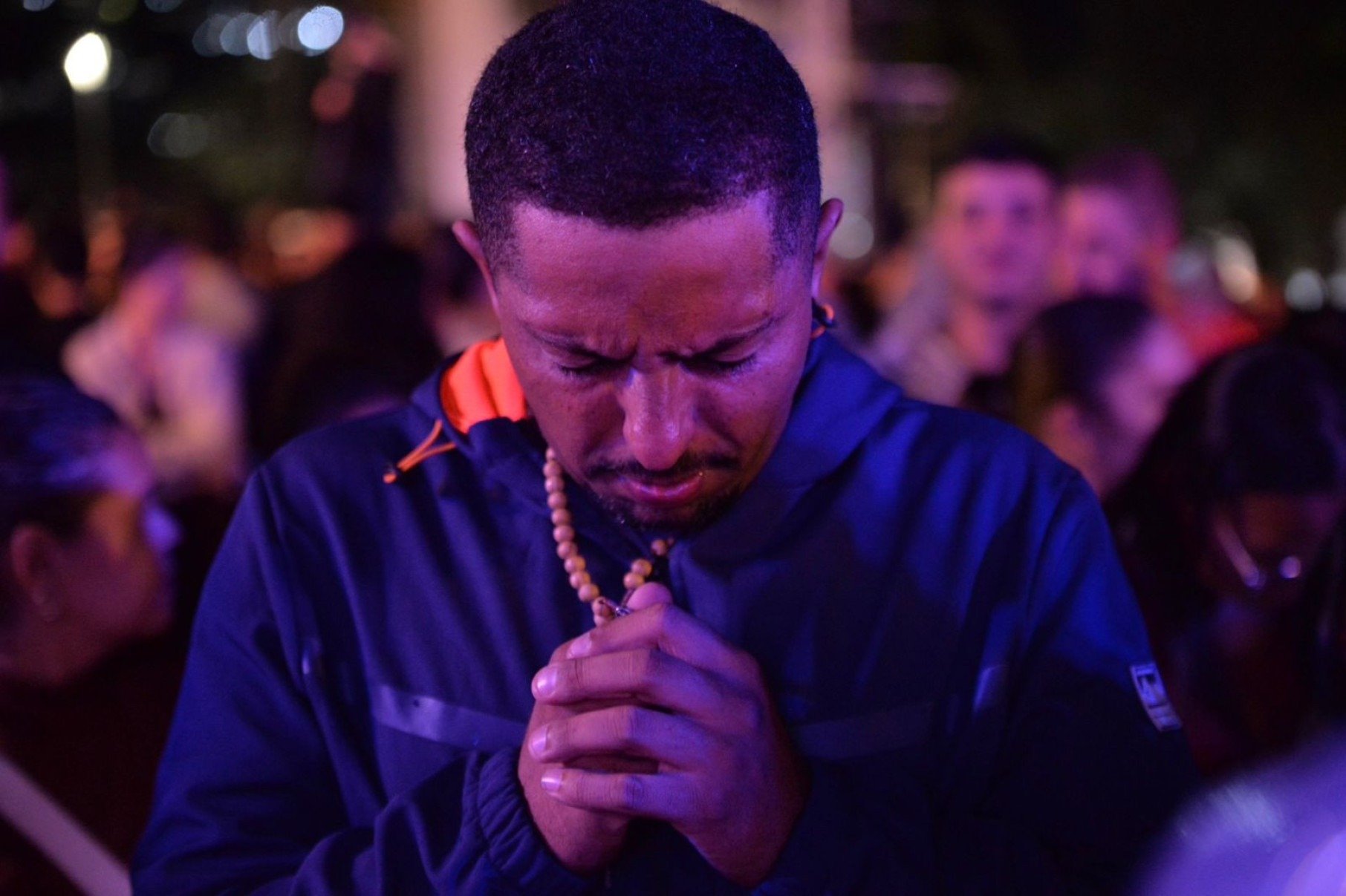 Cerimônia da sexta-feira da Paixão emociona fiéis em Congonhas-Daniel Silva/Prefeitura de Congonhas/divulgação