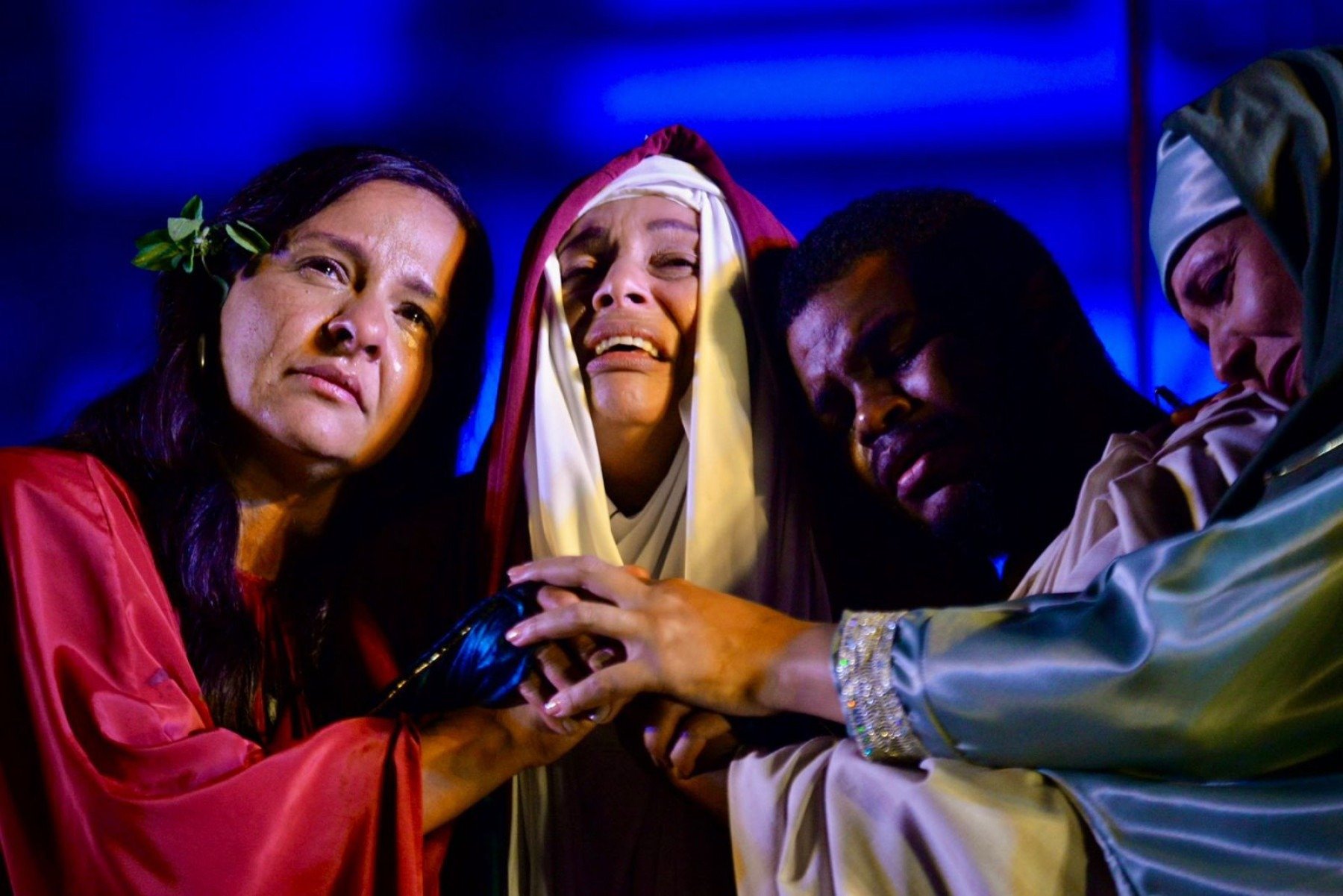 Cerimônia da sexta-feira da Paixão emociona fiéis em Congonhas-Daniel Silva/Prefeitura de Congonhas/divulgação