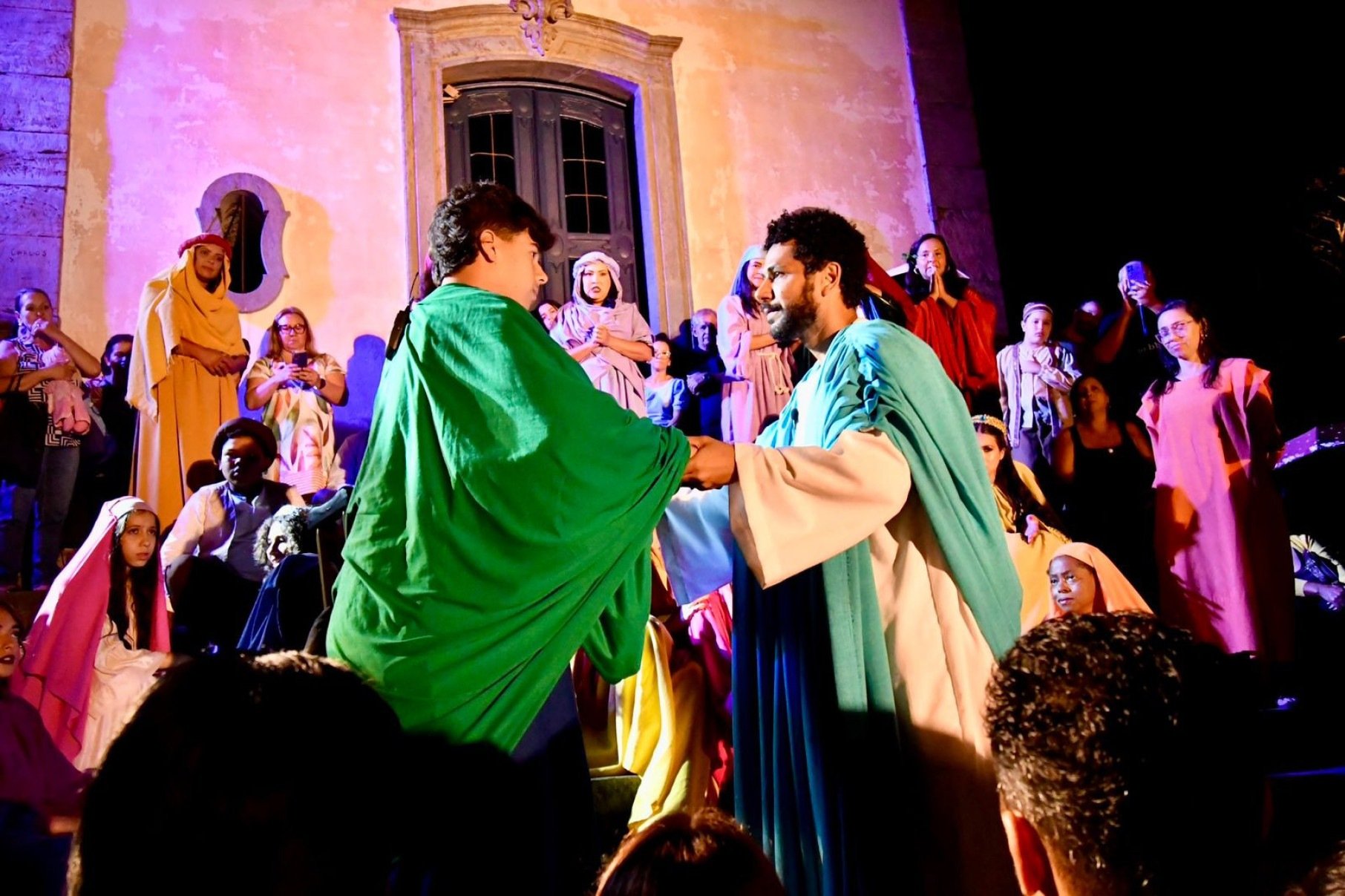 Cerimônia da sexta-feira da Paixão emociona fiéis em Congonhas-Daniel Silva/Prefeitura de Congonhas/divulgação