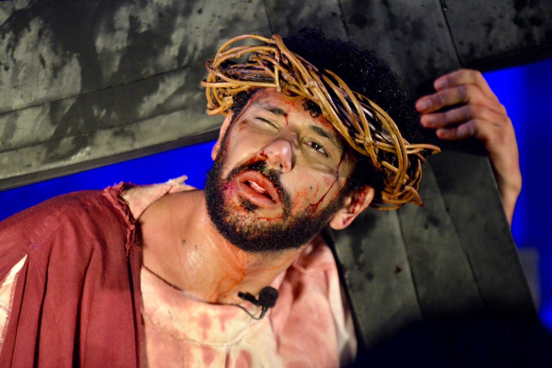 Cerimônia da sexta-feira da Paixão emociona fiéis em Congonhas-Daniel Silva/Prefeitura de Congonhas/divulgação