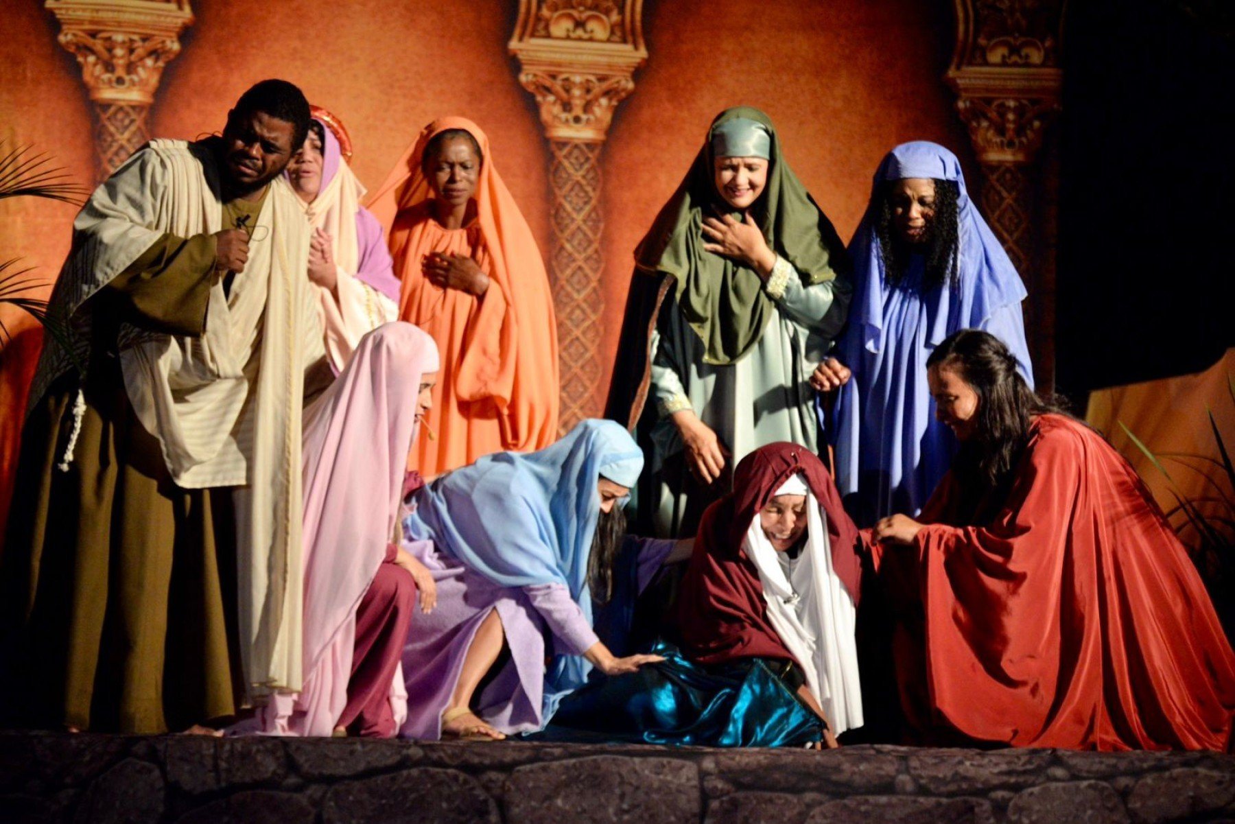 Cerimônia da sexta-feira da Paixão emociona fiéis em Congonhas-Daniel Silva/Prefeitura de Congonhas/divulgação