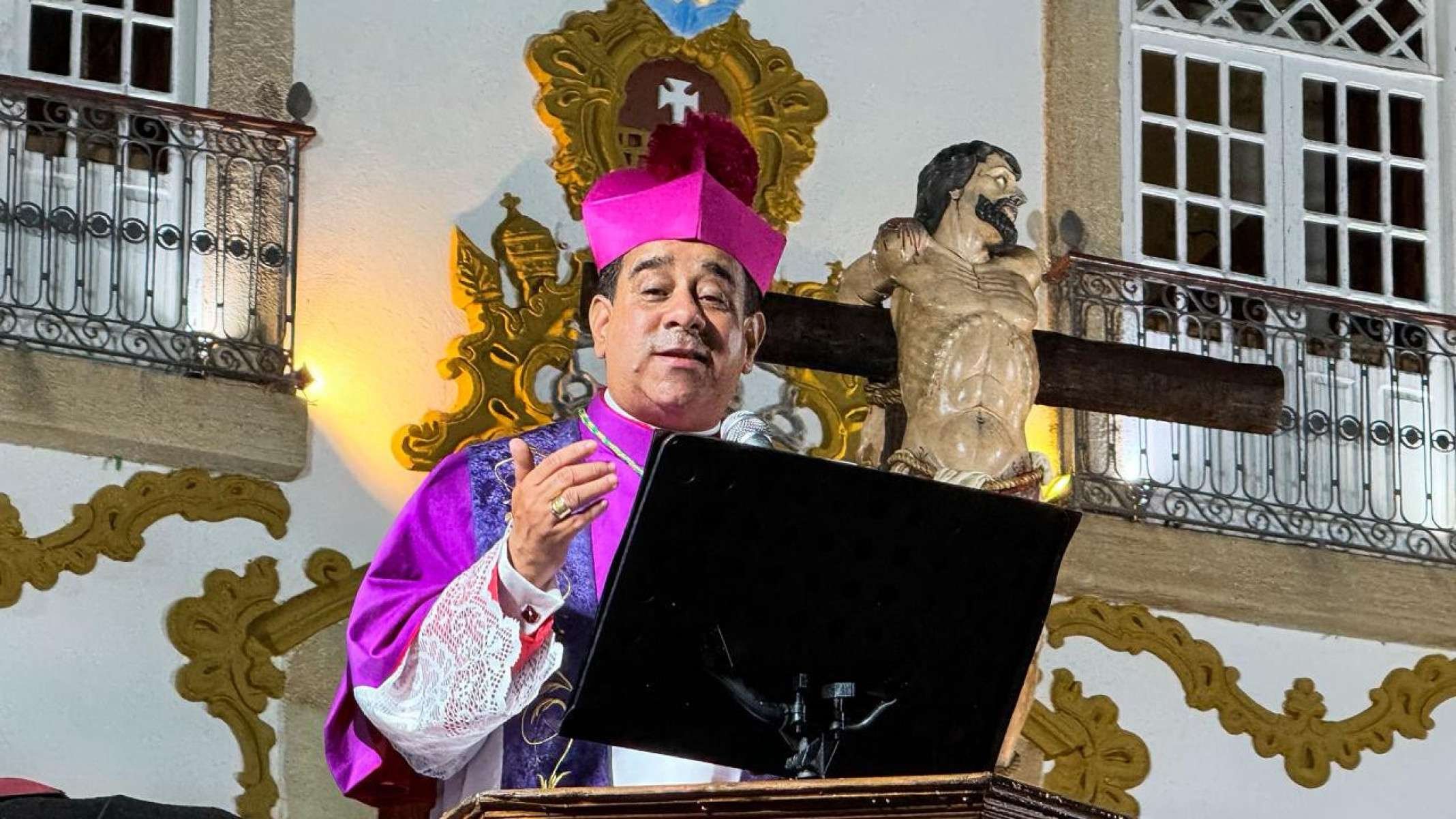 Cerimônia da sexta-feira da Paixão em São João del-Rei-Lucas Silveira/diocese de São João del-Rei 