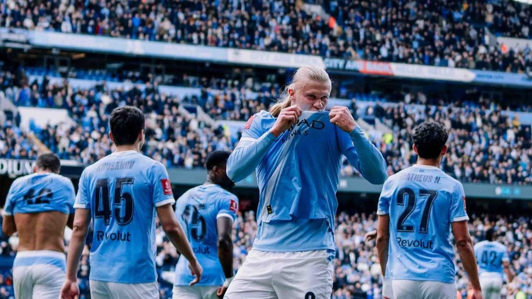 Haaland brilha, City atropela o Liverpool e vai à semifinal da Copa da Inglaterra - No Ataque Internacional