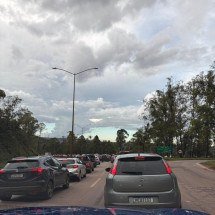 Semana Santa: volta do feriado tem pontos de congestionamento na BR-040 - Bertha Maakaroun/EM/DA Press