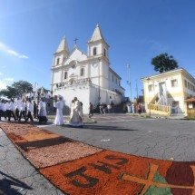 Fé, arte e entusiasmo pelos tapetes devocionais nas ruas de cidades de MG - Gladyston Rodrigues/EM/D.A. Press