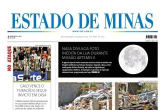 Capa do dia 6 de abril de 2026 - (crédito: jwilsoncarvalho.mg)