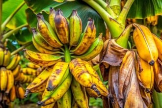 Produtores temem chegada de banana com fungo do Equador