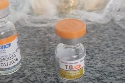 PF fez a apreeensão de unidades de tirzepatida (canetas emagrecedoras) que estavam sendo transportadas ilegalmente na BR 365 -  (crédito: Polícia Federal/divulgação)