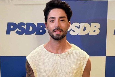 O influenciador digital Rico Melquiades oficializou, no sábado (4/4), sua filiação ao PSDB em Alagoas -  (crédito: Reprodução/Redes Sociais)