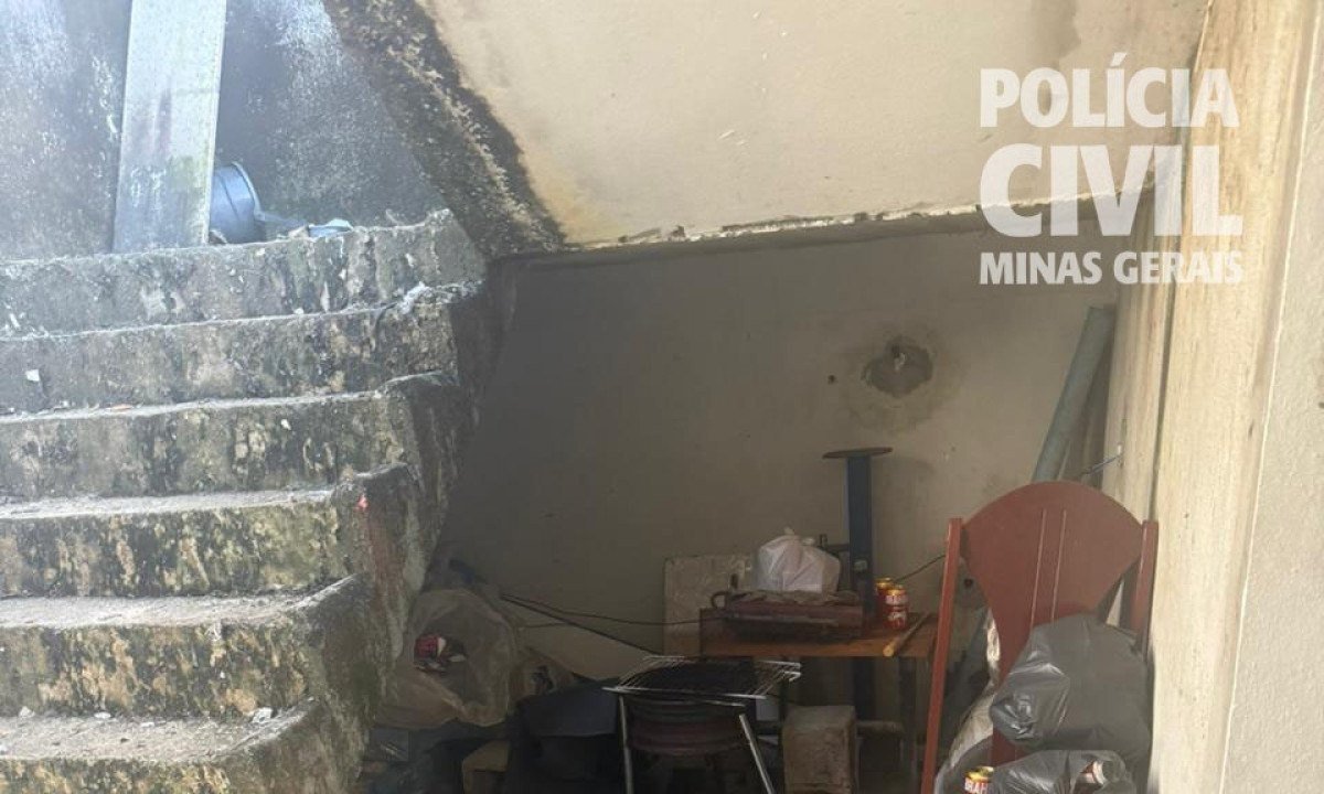 Segundo a PCMG, as condições da fábrica de calçados falsificados era insalubre-Divulgação/PCMG