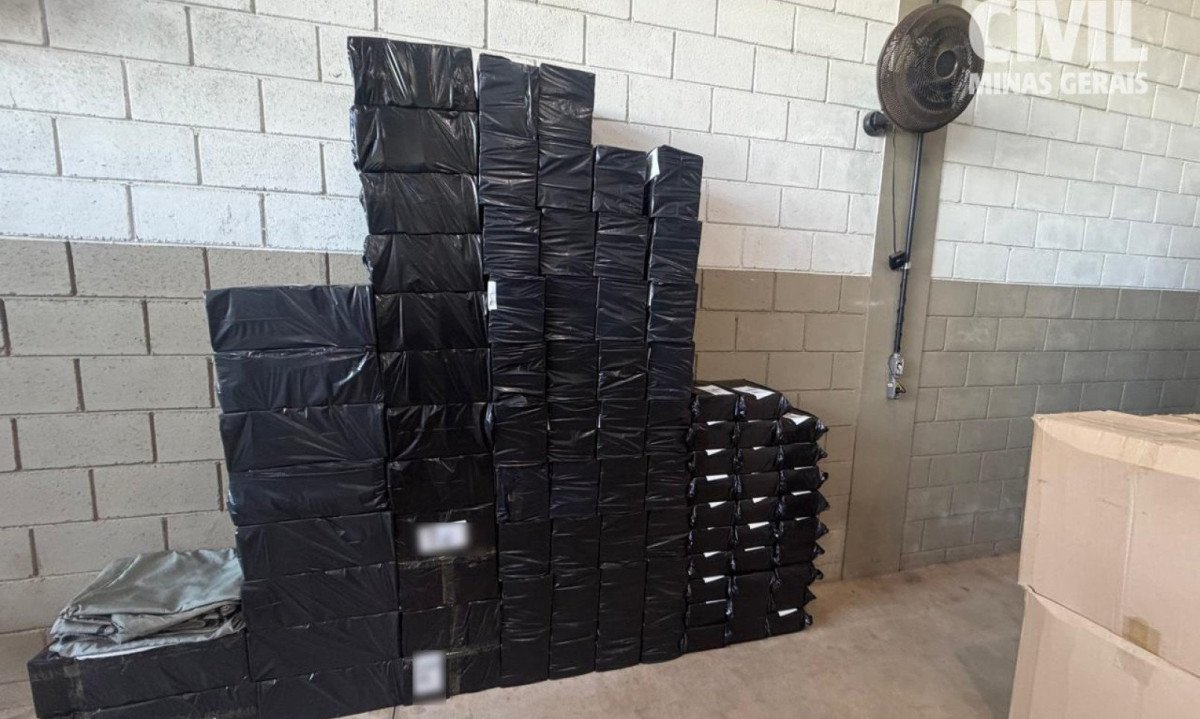 Operação Replicário apreendeu 15 mil pares de calçados falsificados em Nova Serrana e em Ouro Branco-Divulgação/PCMG