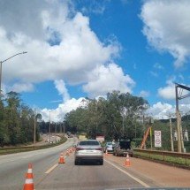 BR-040 tem interdição de faixas em Nova Lima (MG) - Arquivo Pessoal