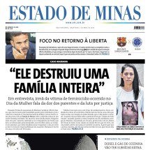 Confira a capa do Estado de Minas do dia 07/04/2026 - Capa do Estado de Minas