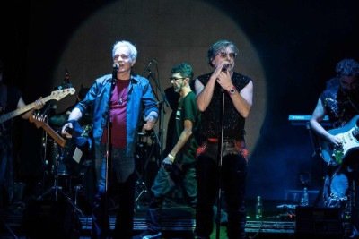 Fred Izak e George Israel prometem noite com sonoridade oitentista na Casa Palma, no Bairro da Serra -  (crédito: Acervo pessoal)