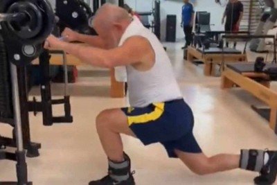 Rotina de treinos matinais de Lula foi compartilhada por Janja nas redes sociais -  (crédito: Reprodução/Instagram @janjalula)