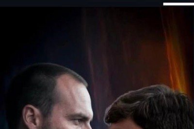 Eduardo Bolsonaro usa montagem com IA de embate com Nikolas Ferreira como gancho, mas vídeo mira mobilização de brasileiros no exterior para as eleições -  (crédito: Divulgação) -Eduardo Bolsonaro usa montagem com IA de embate com Nikolas Ferreira como gancho, mas vídeo mira mobilização de brasileiros no exterior para as eleições -  (crédito: Divulgação)