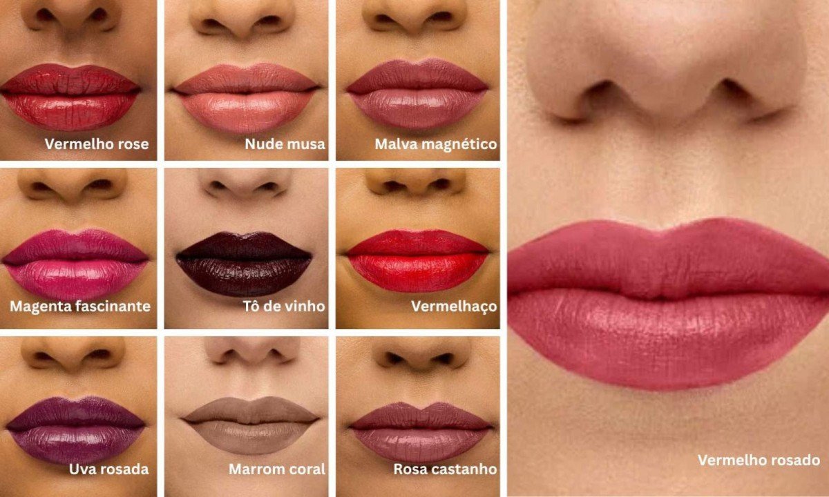 Cores do batom Power Stay Creamy Vinyl