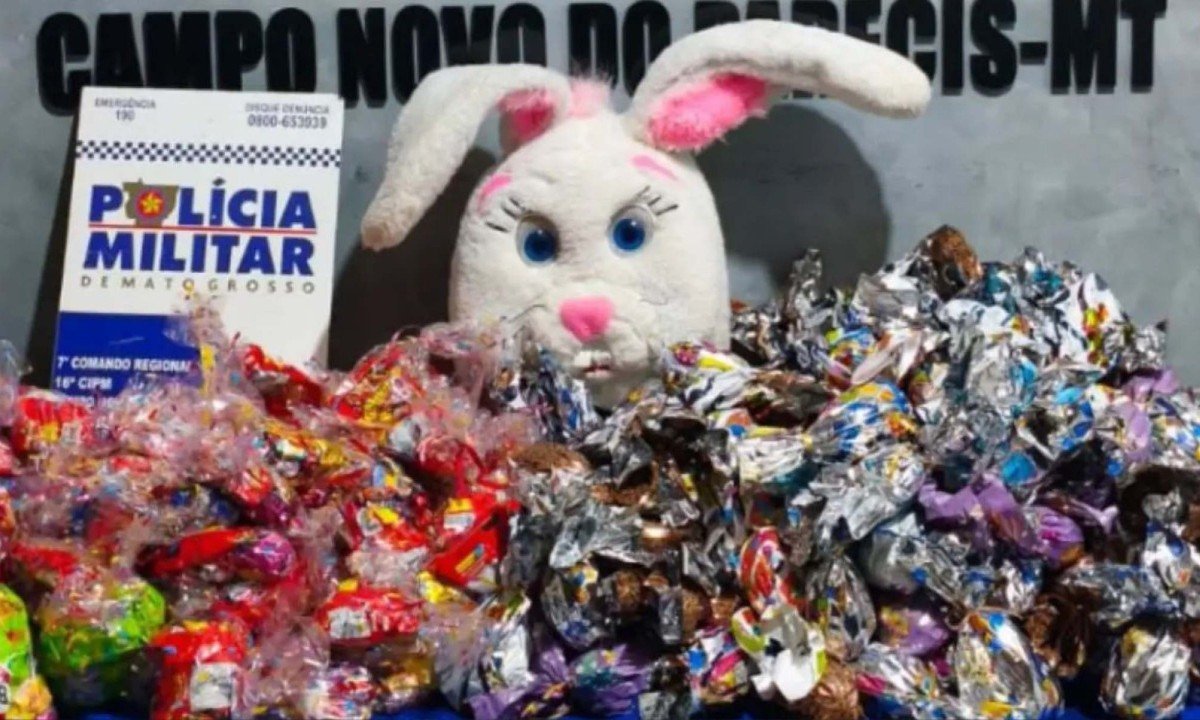 Doces apreendidos pela Pol&iacute;cia