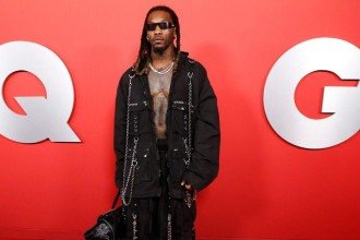 Rapper Offset foi baleado e está em quadro estável no hospital -  (crédito: Michael Tran / AFP)