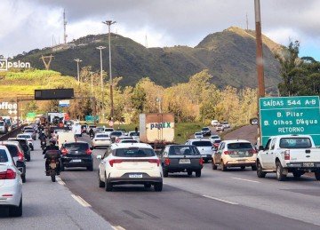 Duplicação na BR-040, no km 602 a 612 no trecho Congonhas pela EPR Mineira -  (crédito: Jair Amaral/EM)