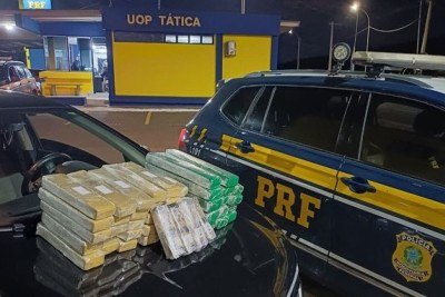 Entorpecentes foram apreendidos pela PRF -  (crédito: PRF)