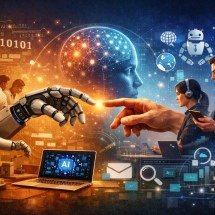 A inteligência artificial já nasceu há 70 anos - e isso muda tudo - imagem criada por IA/Acervo Estado de Minas