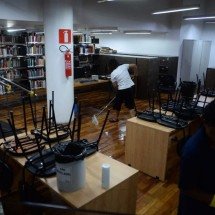 BH: água invade sala do Palácio das Artes durante temporal - T&uacute;lio Santos/EM/D.A.Press