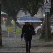 Veja fotos da chuva que atinge BH nesta quarta-feira (8/4) - T&uacute;lio Santos/EM/DA Press