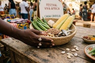 Evento gratuito na Casa Crioula reúne Sérgio Pererê, artistas internacionais, debates e culinária africana -  (crédito: Imagem gerada por IA)