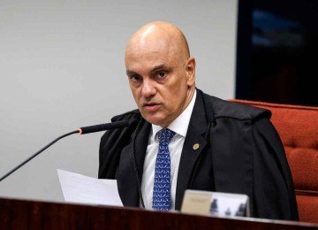 O ministro Alexandre de Moraes, do STF -  (crédito: SERGIO LIMA/AFP)