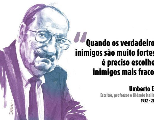 Homenagem a Humberto Eco -  (crédito: Quinho)