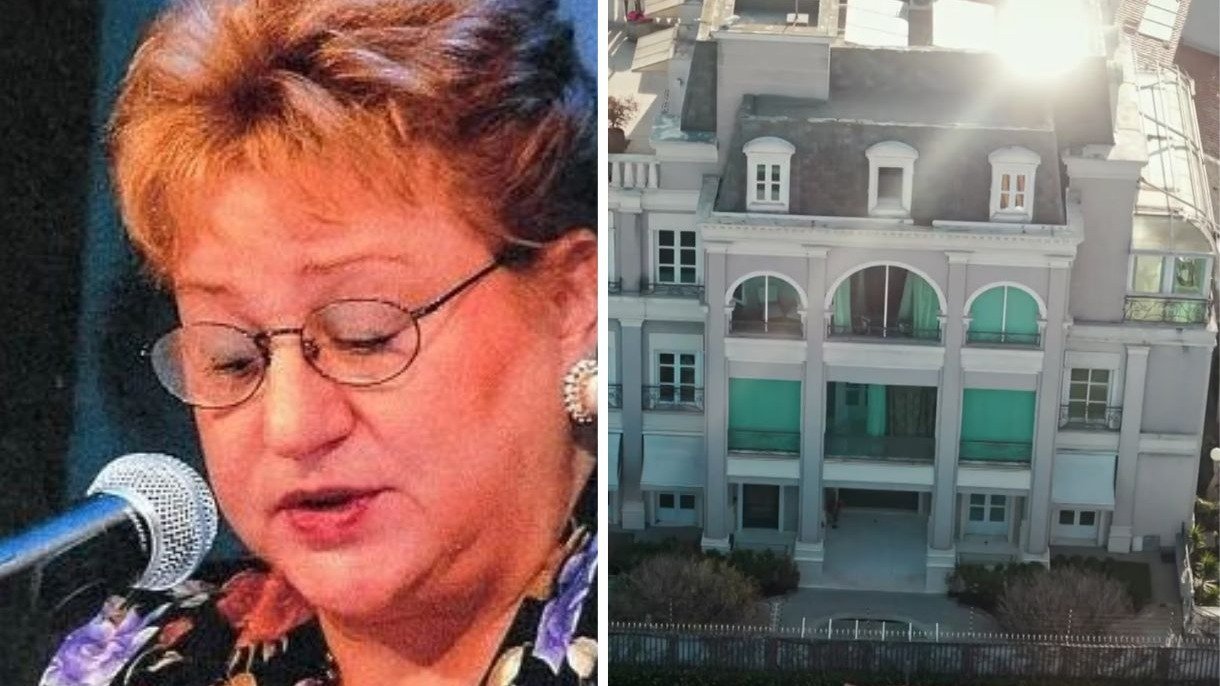 Mans&atilde;o de Anita Harley impressiona por dimens&otilde;es -  (crédito: Globoplay / Google Maps)