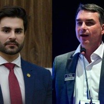 Sobrinho de Dilma diz que Flávio pode acabar com Pix e o compara com Collor - Túlio Santos/EM/D.A. Press e Daniel RAMALHO / AFP