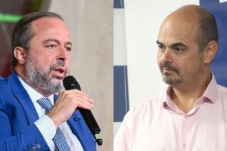 Alexandre Silveira e Mateus Simões são companheiros de PSD -  (crédito: Ricardo Botelho/MME e Marcos Vieira /EM/DA. Press)