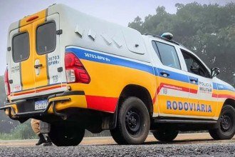 Polícia Militar Rodoviária prende foragido da justiça condenado por tráfico de drogas -  (crédito: PMMG)