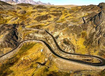 O percurso enfrenta condições variadas, como as grandes altitudes dos Andes. -  (crédito:  Secom)