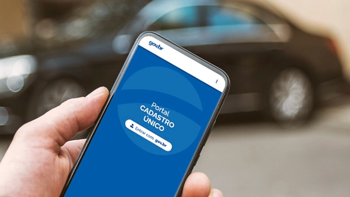 Acesso ao Cad&Uacute;nico pelo celular: o aplicativo do Governo Federal concentra servi&ccedil;os importantes, refor&ccedil;ando a necessidade de uso seguro. -  (crédito: MDS/ Reprodu&ccedil;&atilde;o)