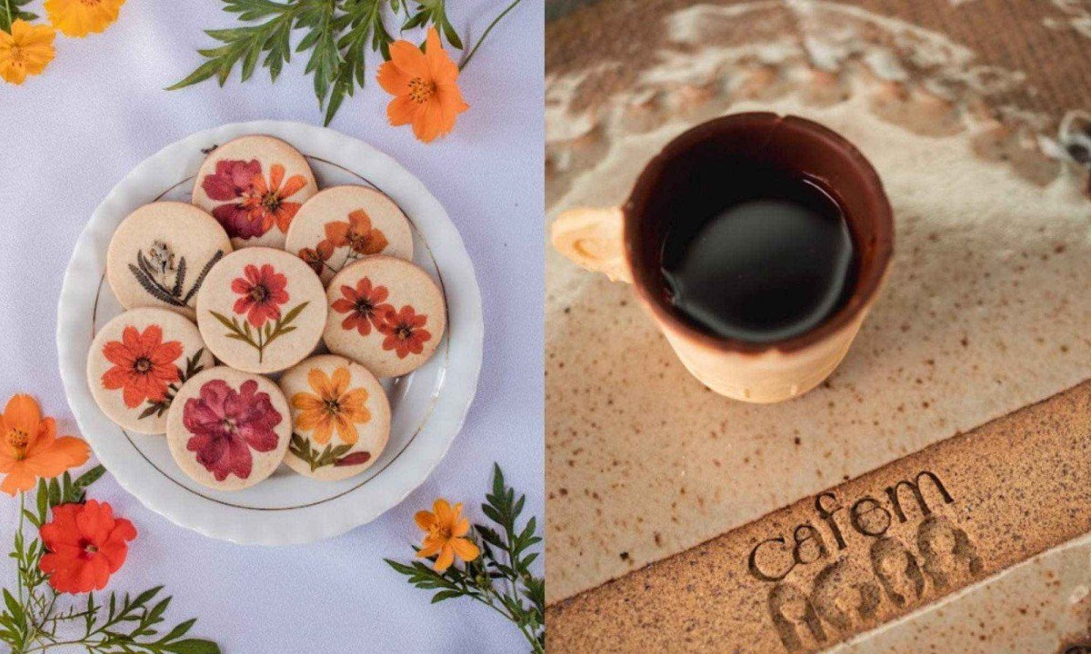 Biscoito de Flor e Cafem