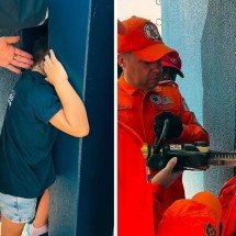 Menina de 4 anos prende cabeça em viga de concreto durante brincadeira - Corpo de Bombeiros do Mato Grosso