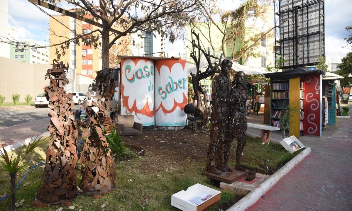 Evento cultural na Casa do Saber marca retorno às atividades da biblioteca comunitária-Gladyston Rodrigues/EM/D.A Press