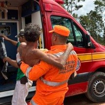 Homem é abandonado em mata e passa quatro dias bebendo água suja em Minas - Divulgação/CBMMG