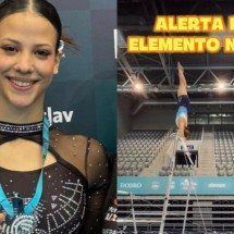 Ginasta brasileira de 18 anos ‘inaugura’ movimento nas barras assimétricas e ganha ‘nome exclusivo’; confira! - Montagem/Reproduc?a?o 