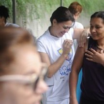 Dia D da vacinação leva belo-horizontinos a buscarem imunização - Alexandre Guzanshe/EM/D.A Press