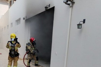 Não há registro de vítimas -  (crédito: Reprodução/CBMMG)