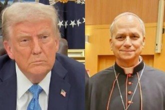 Donald Trump disparou críticas ao papa Leão 14 -  (crédito: Reprodução/Globo - Divulgação)