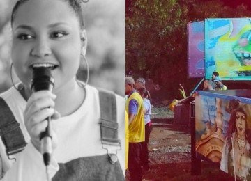 Carolina estava acompanhada de familiares no momento do acidente.  -  (crédito: Reprodução/Redes Sociais )