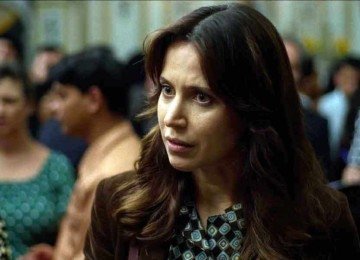 Mel Lisboa interpreta Silvana, uma repórter habituada a escrever amenidades que se vê diante de uma grande reportagem ao cobrir o velório de JK

 -  (crédito: Pandora/Divulgação)