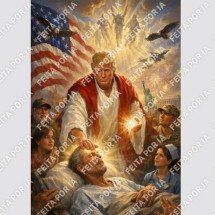 Trump se nega a pedir desculpas ao papa Leão 14 e apaga imagem em que parece Jesus - Donald J. Trump/Truth Social